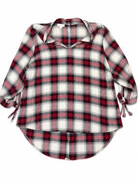Westport Red and Black Plaid Tunic 2X